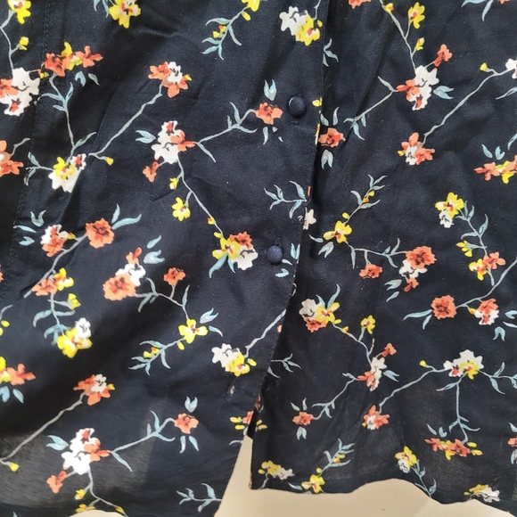 Design Lab Button Down Floral Dress - Picture 8 of 11